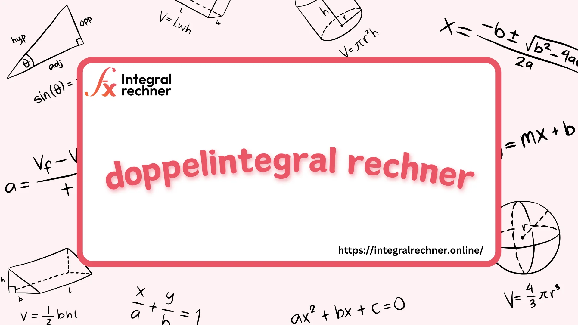 Doppelintegral Rechner